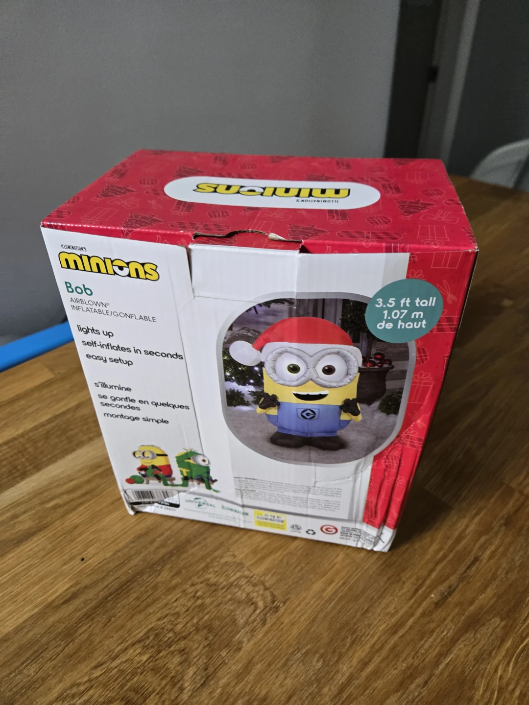 Brand new inflatable christmas decoration despicable me minions - photo 5