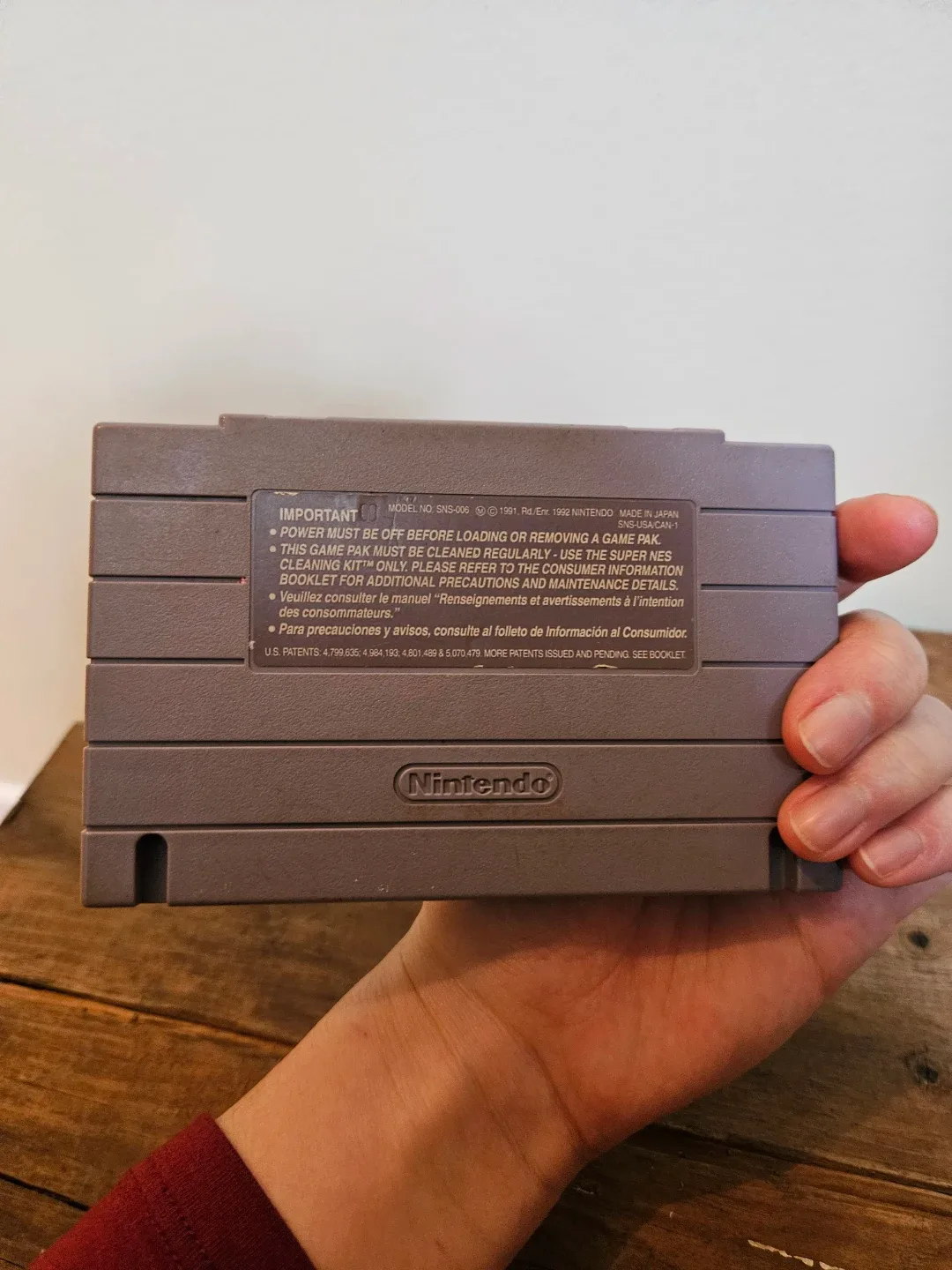 Super Bonk SNES Game Cartridge image indicator(3)