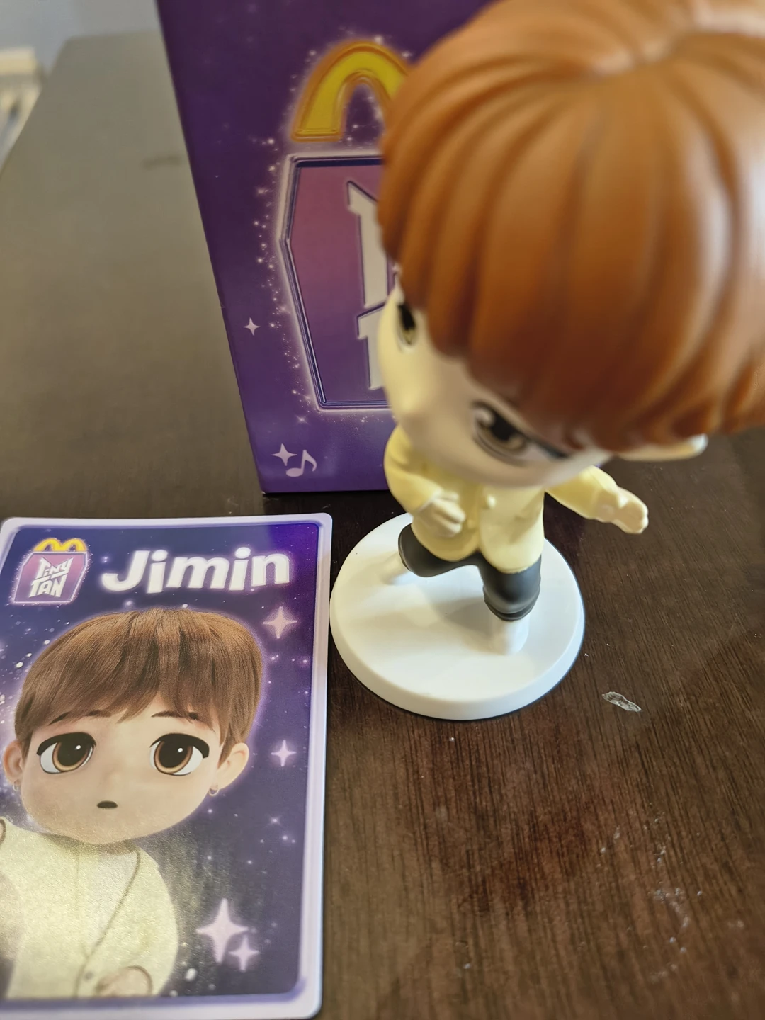 McDonald's BTS TinyTAN Jimin Figure & Card