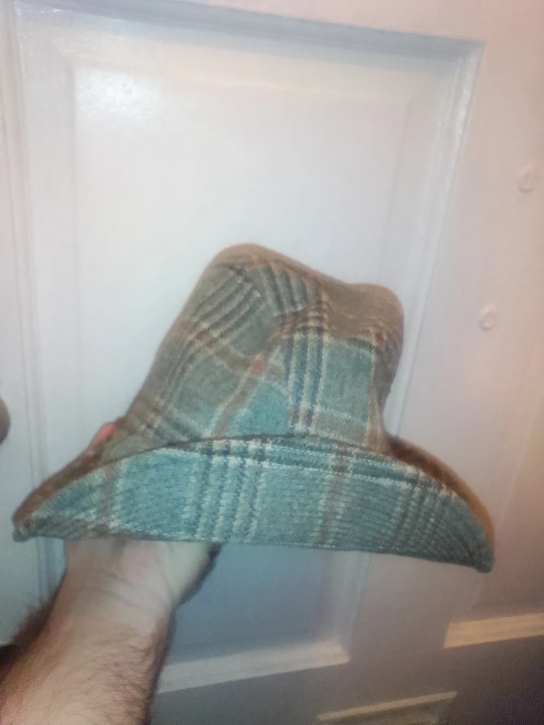 Plaid Fedora Hat #Cleanout - photo 2