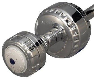 Sprite SL-CM-M Slim Line Shower Filter With Massage Head, Chrome