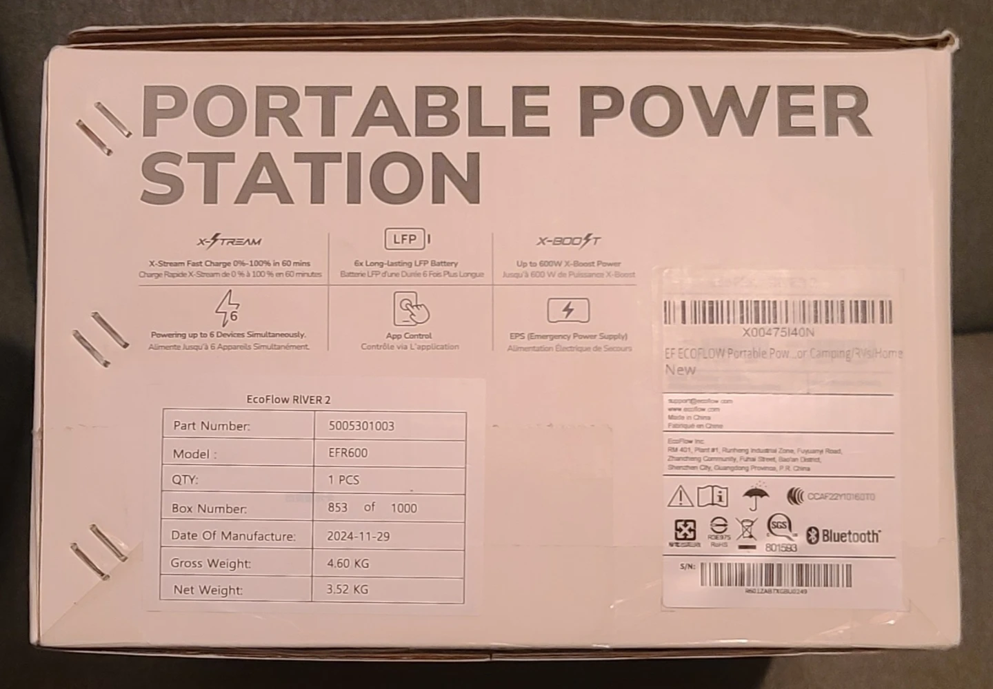 EcoFlow River 2 Portable Power Station - New in Box! - photo 3