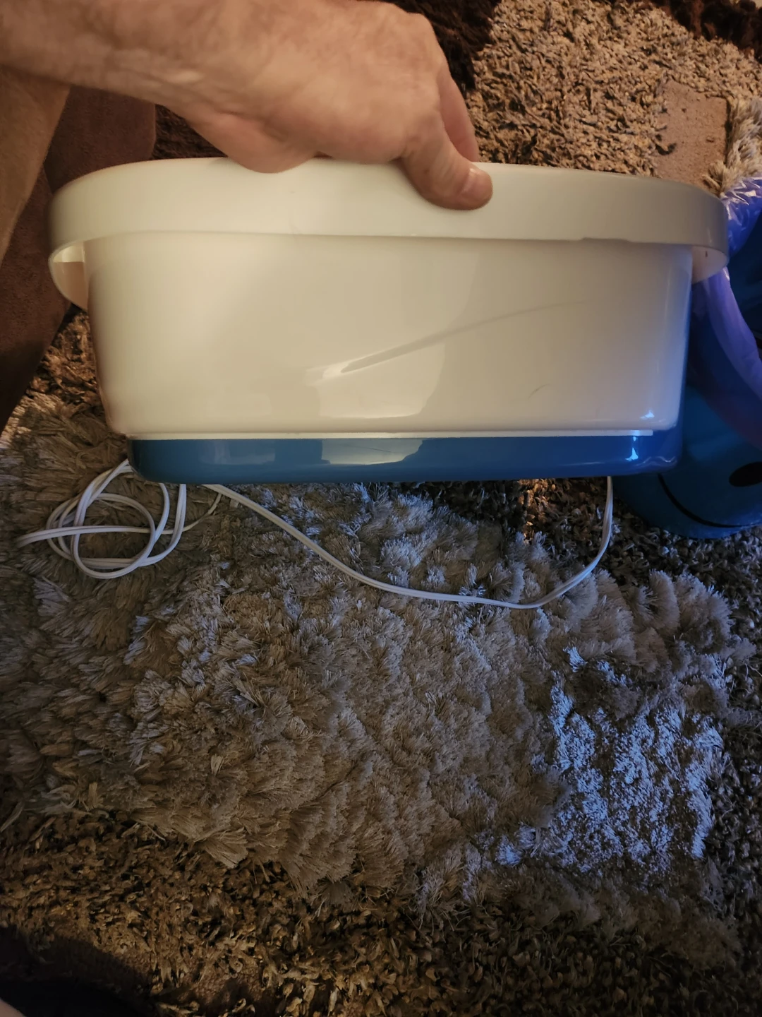 Foot Spa Massager - Blue and White