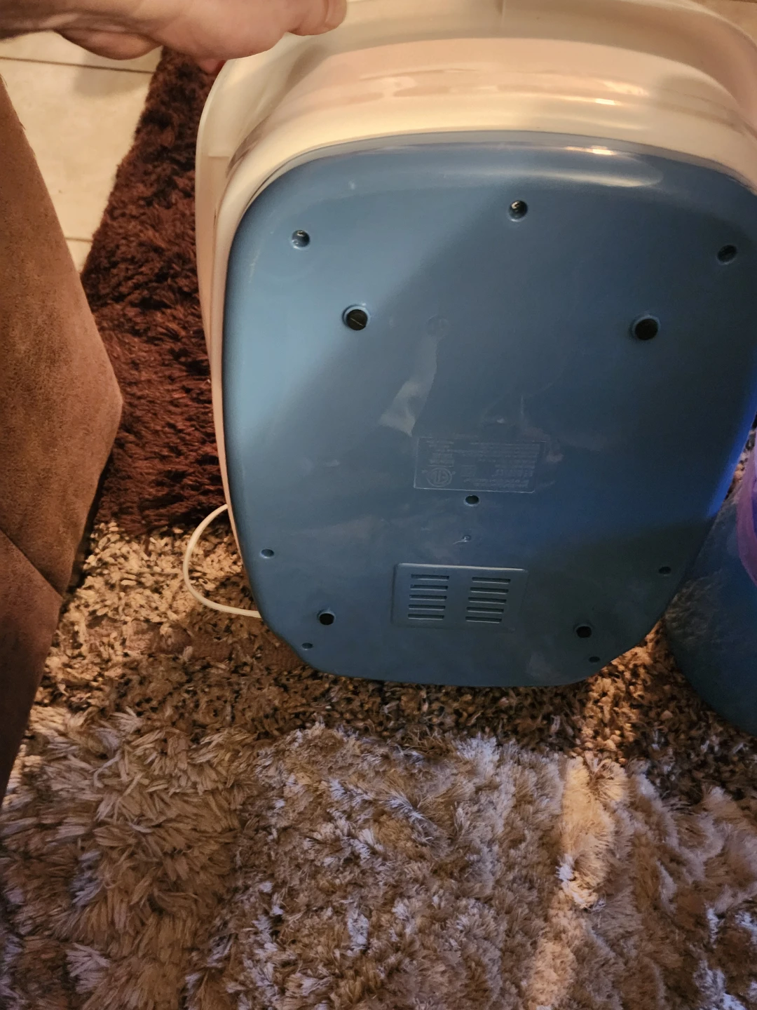Foot Spa Massager - Blue and White - photo 4