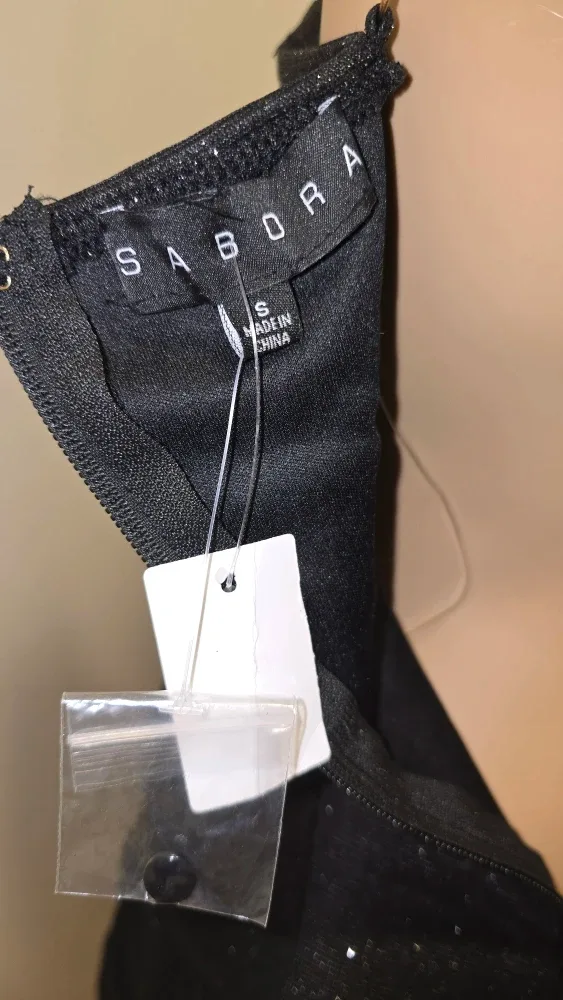 Sabora Galaxy Black Dress - Size S #Cleanout image indicator(4)