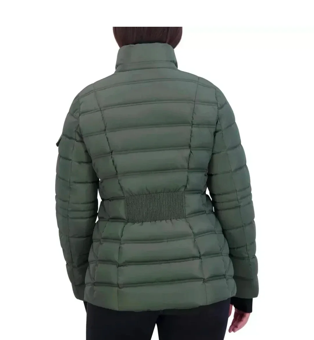 Nautica Insulated Wind Resistant Faux Fur Trim Jacket Puffer XL image indicator(6)