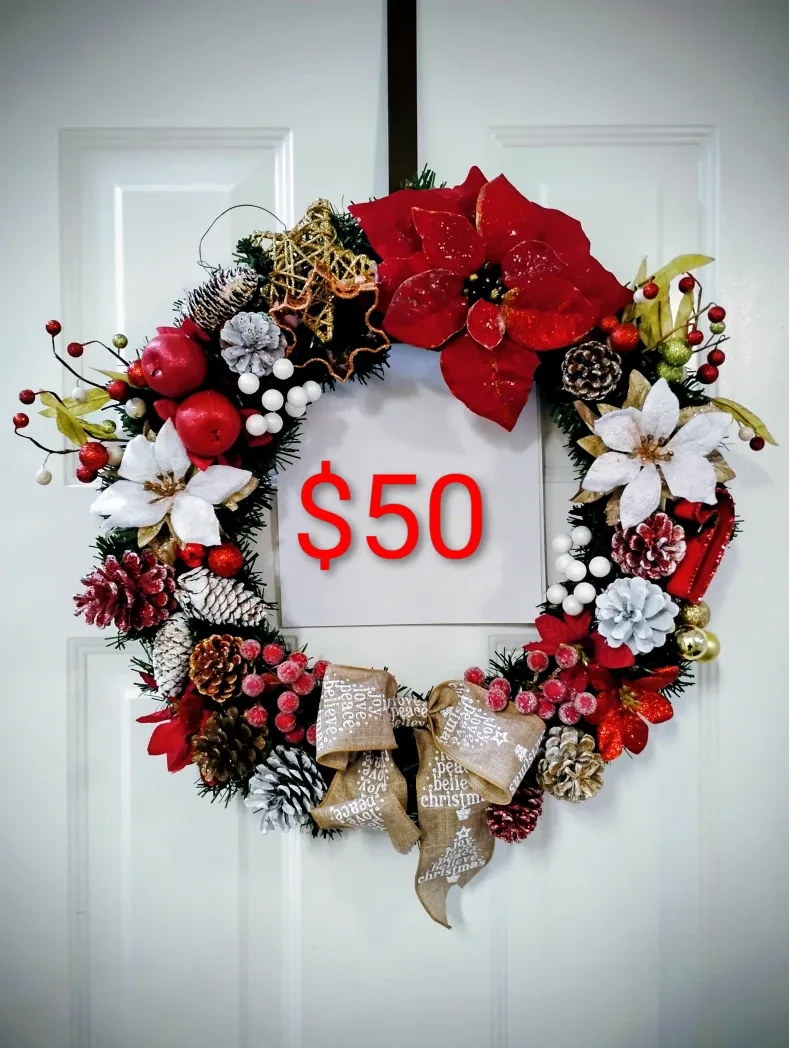 Christmas Wreath - Holiday Decoration image indicator(2)
