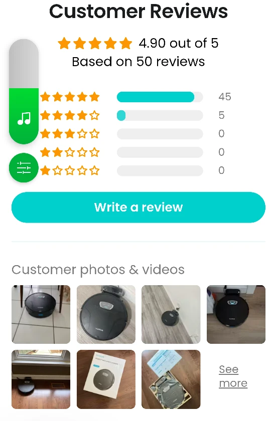 Honiture G20 Pro Robot Vacuum Cleaner - New in Box! - photo 4