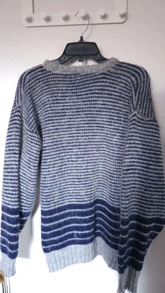 Blue/Grey Grandpa Sweater image indicator(2)