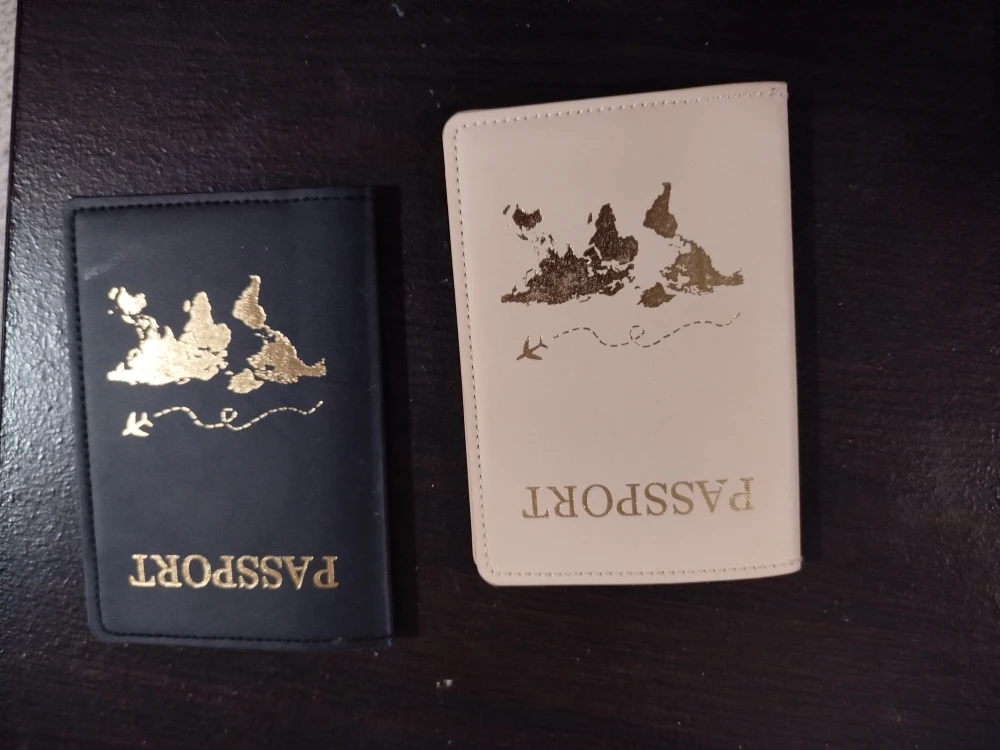 Passport Holders - Black & Beige