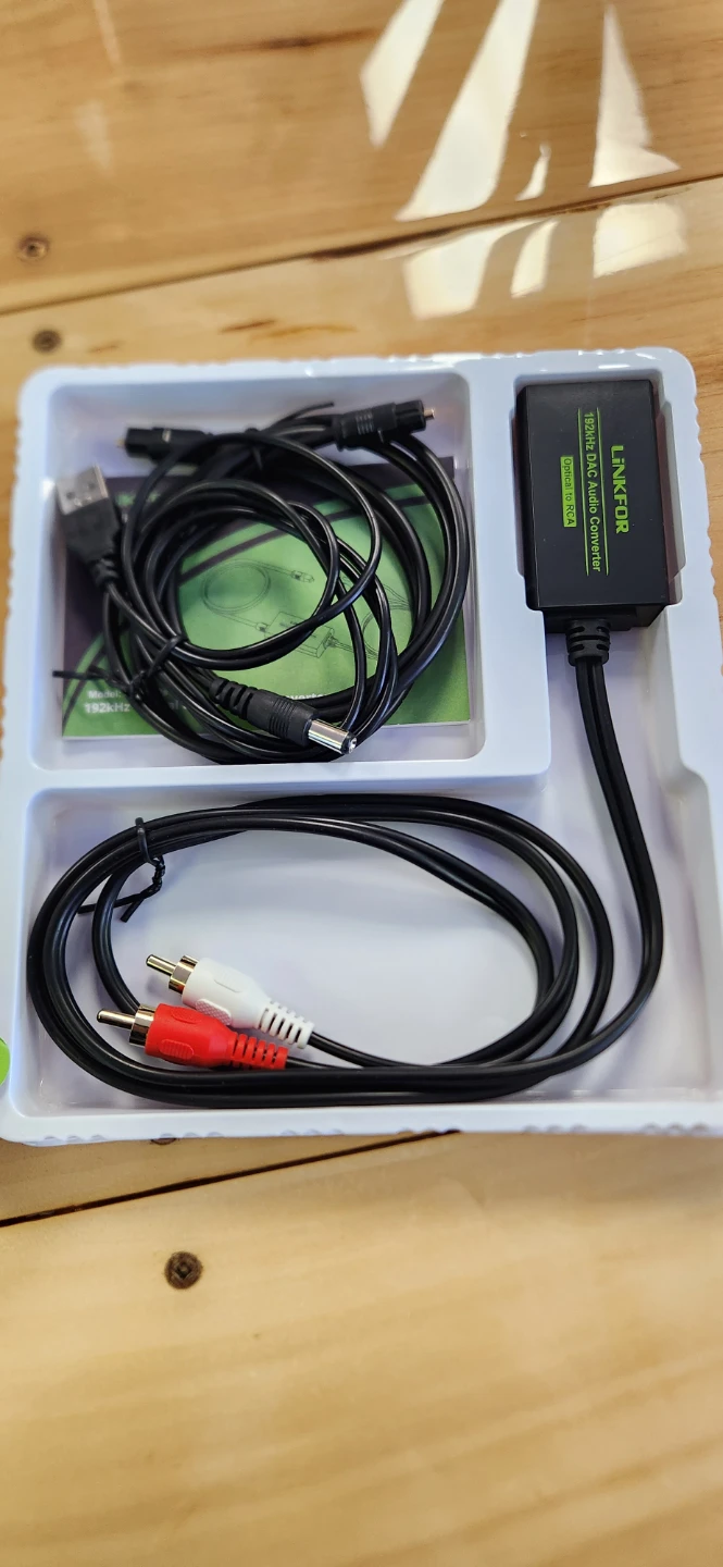 LINKFOR 192kHz Optical to RCA DAC Converter - photo 2