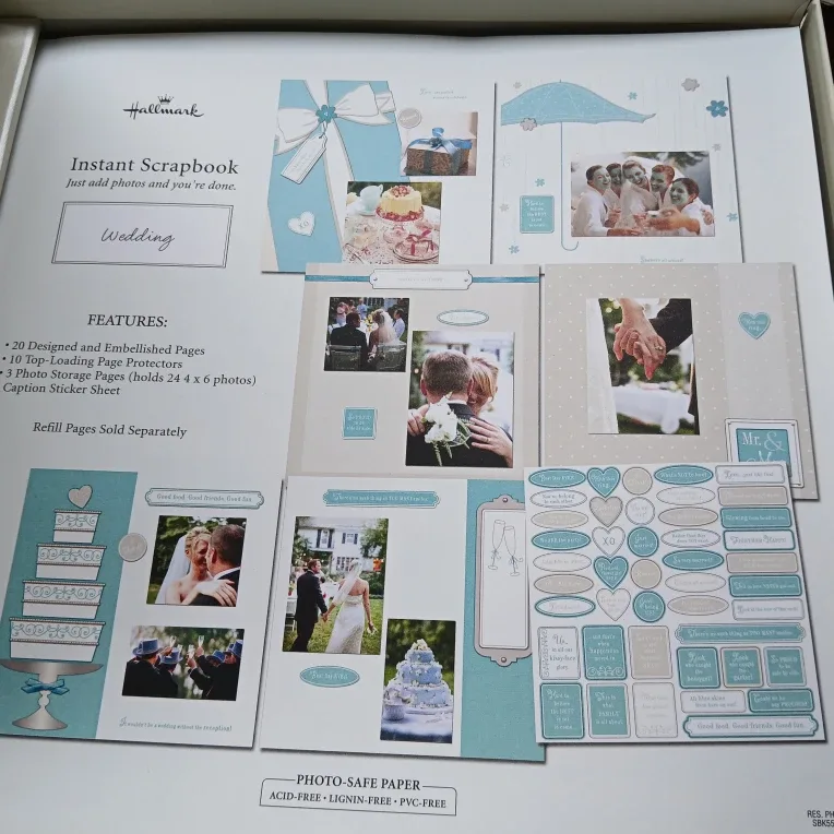 Hallmark Wedding Instant Scrapbook - New in Box! image indicator(2)