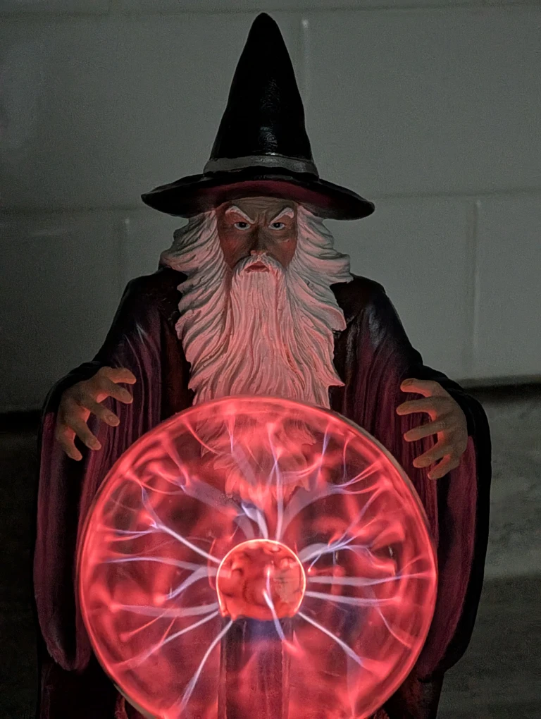 Wizard Plasma Ball Lamp