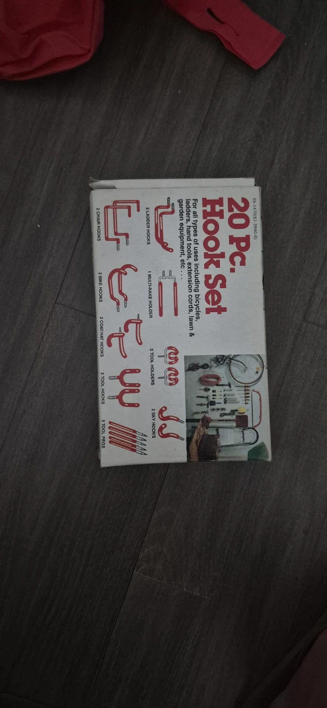 20 Pc. Hook Set - Great for Organizing!