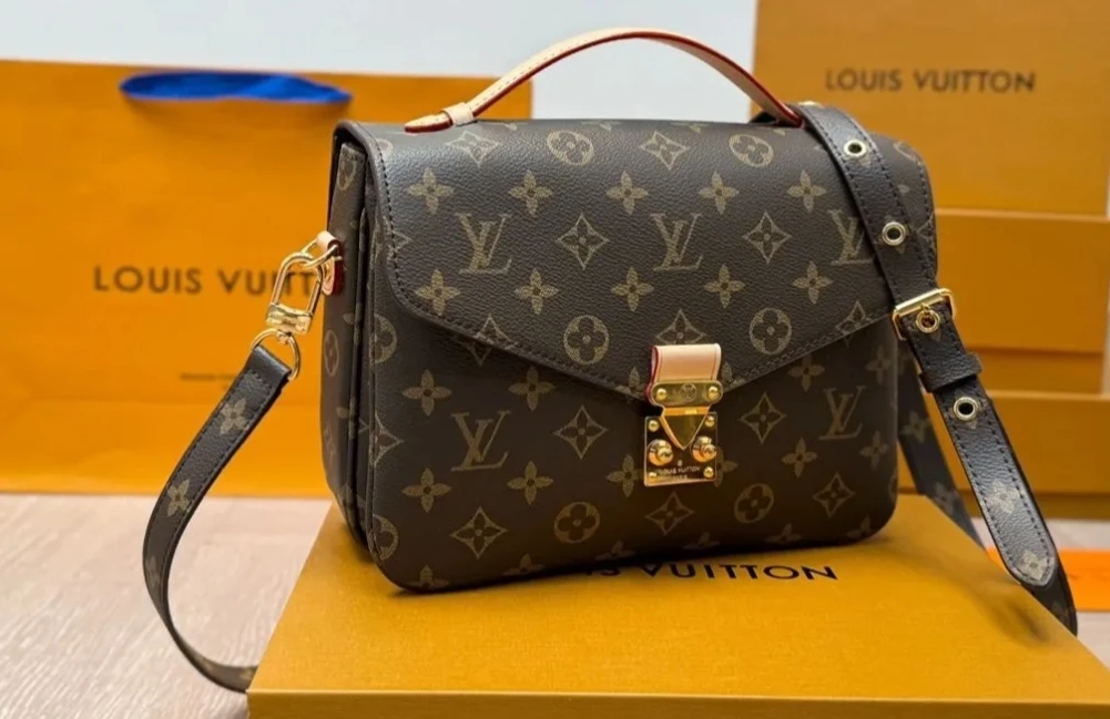 Louis Vuitton Brown Monogram Empreinte Leather Bag