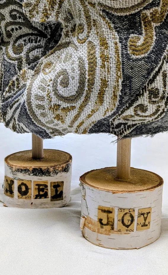 Decorative Fabric Christmas Trees image indicator(4)