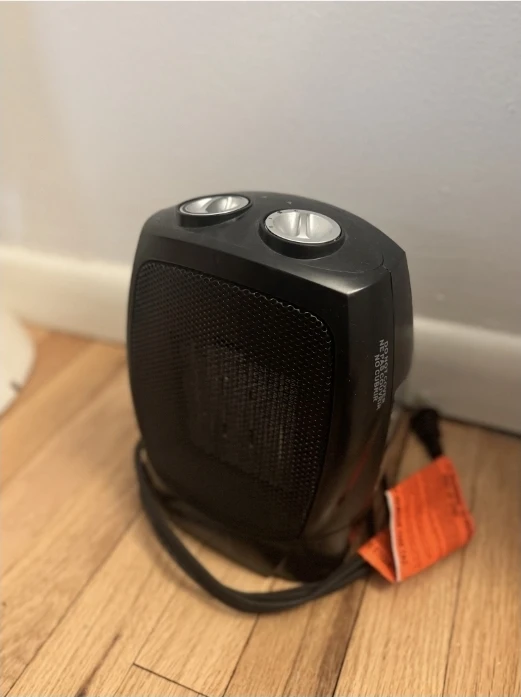 Black Portable Space Heater