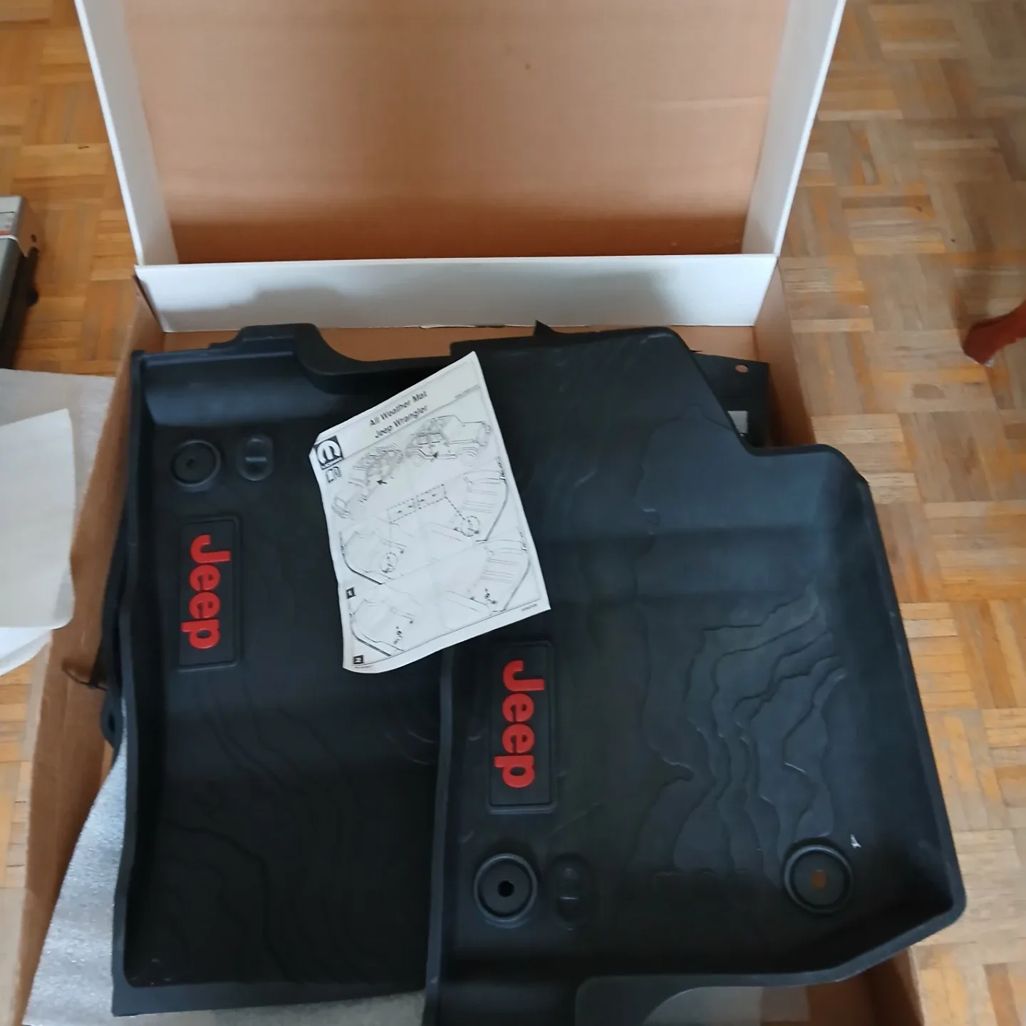 Jeep All Weather Floor Mats - Brand New! image indicator(2)