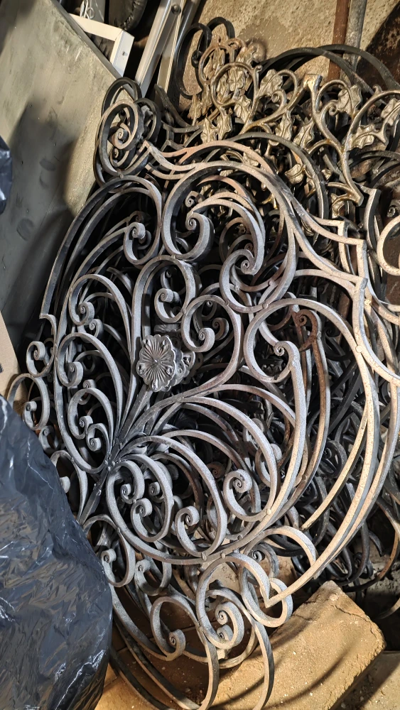 Vintage Decorative Metal Scrollwork