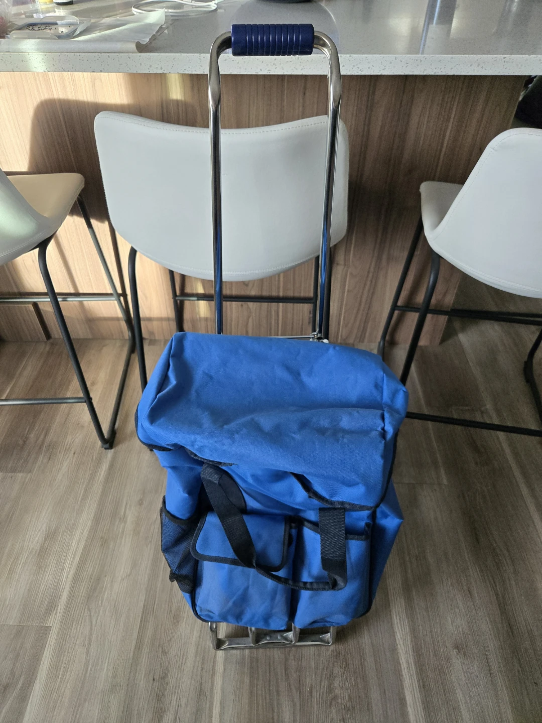 Collapsible Rolling Shopping Tote Bag