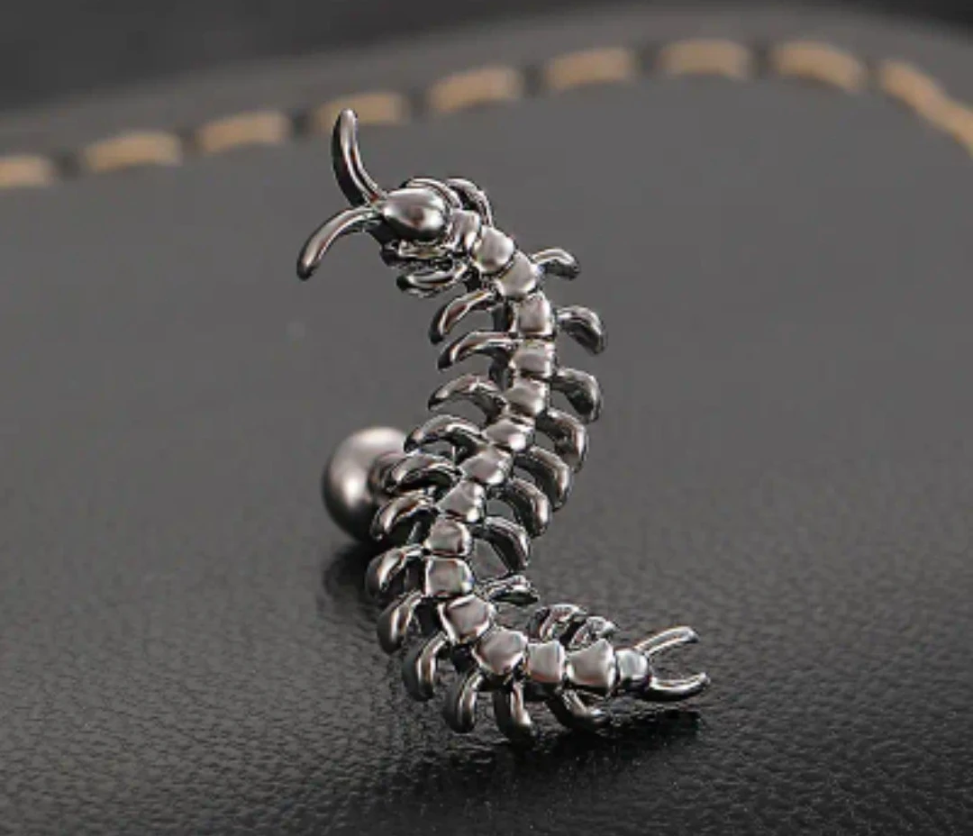 Centipede Stud Earring 1pc