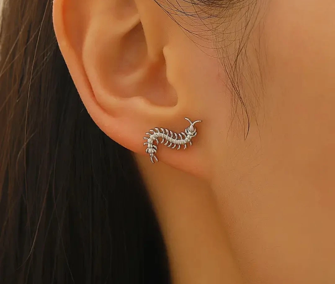 Centipede Stud Earring 1pc - photo 2
