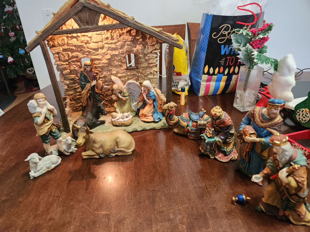 Kirkland Signature 13-Piece Porcelain Nativity Set