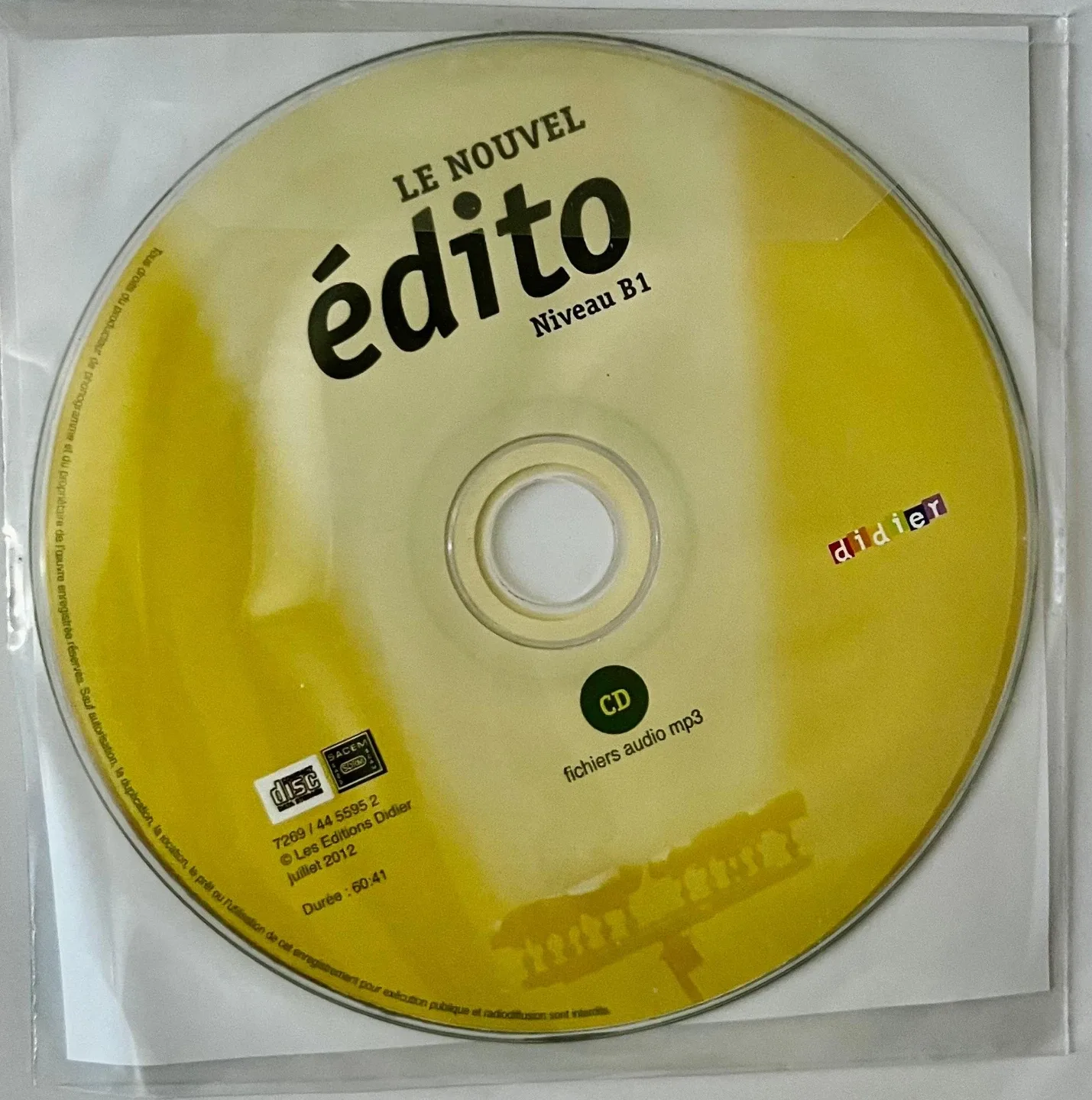French - Le Nouvel Édito Niveau B1 Book with CD only #Cleanout image indicator(2)