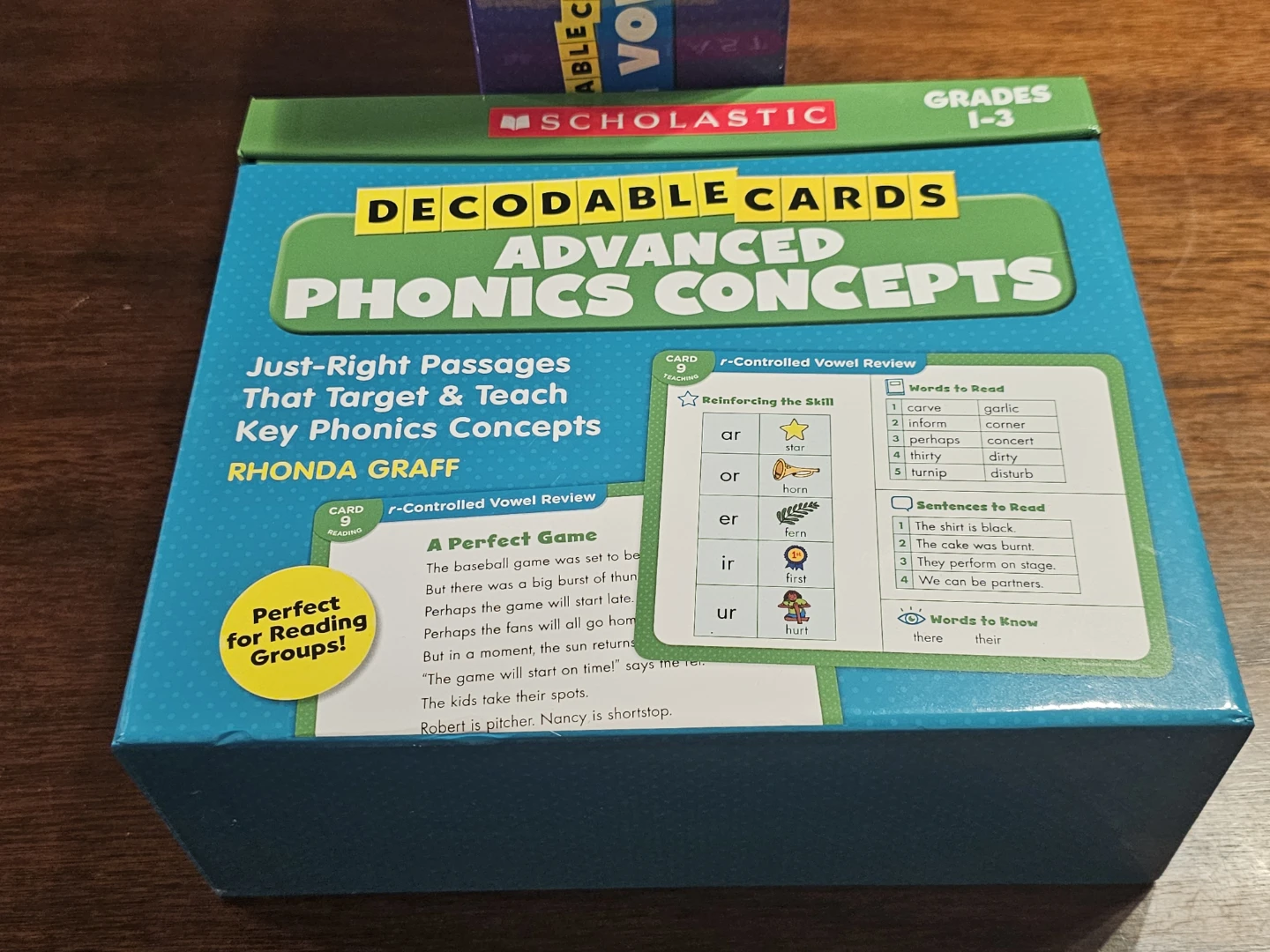 Scholastic Decodable Cards Advanced Phonics Concepts