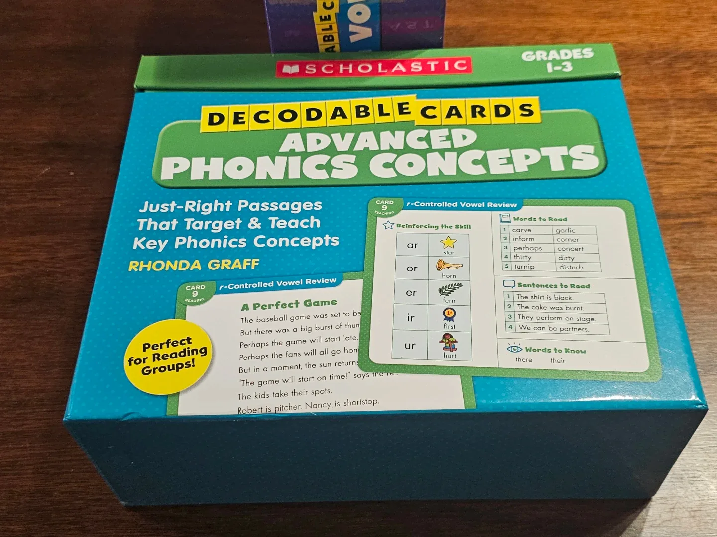 Scholastic Decodable Cards Advanced Phonics Concepts
