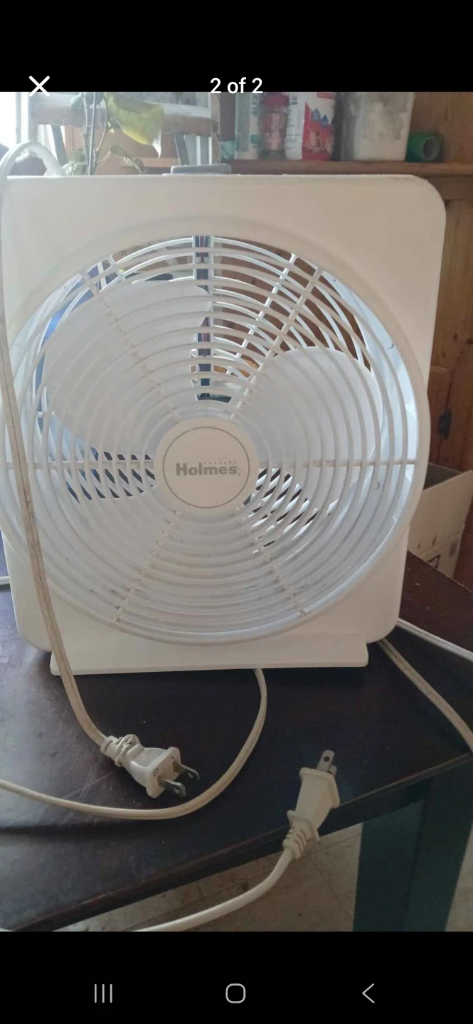 Holmes Air Box Fan - White 2 pieces - photo 2