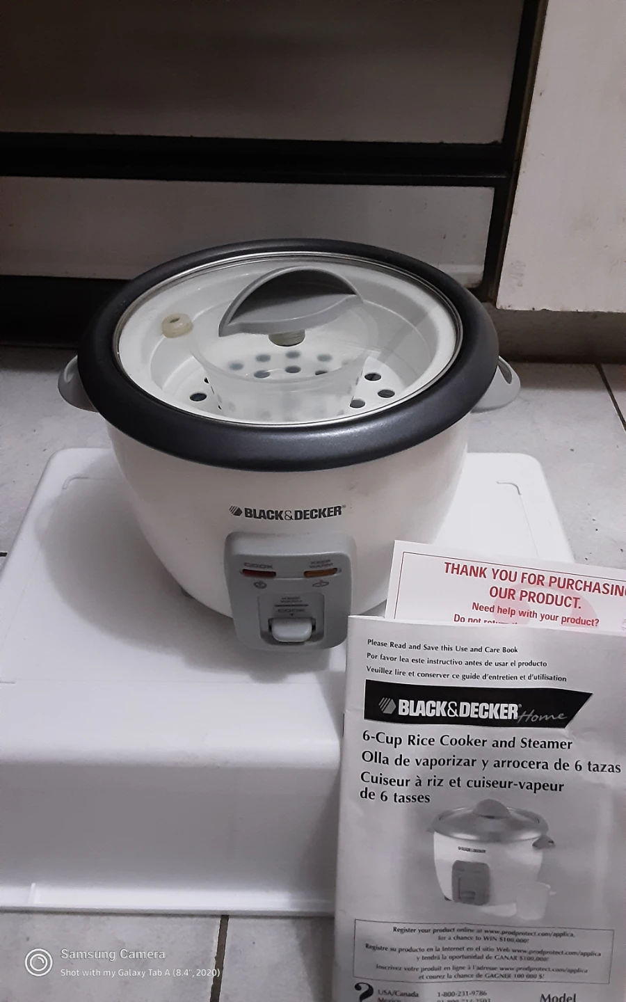 Black & Decker 6-Cup Rice Cooker