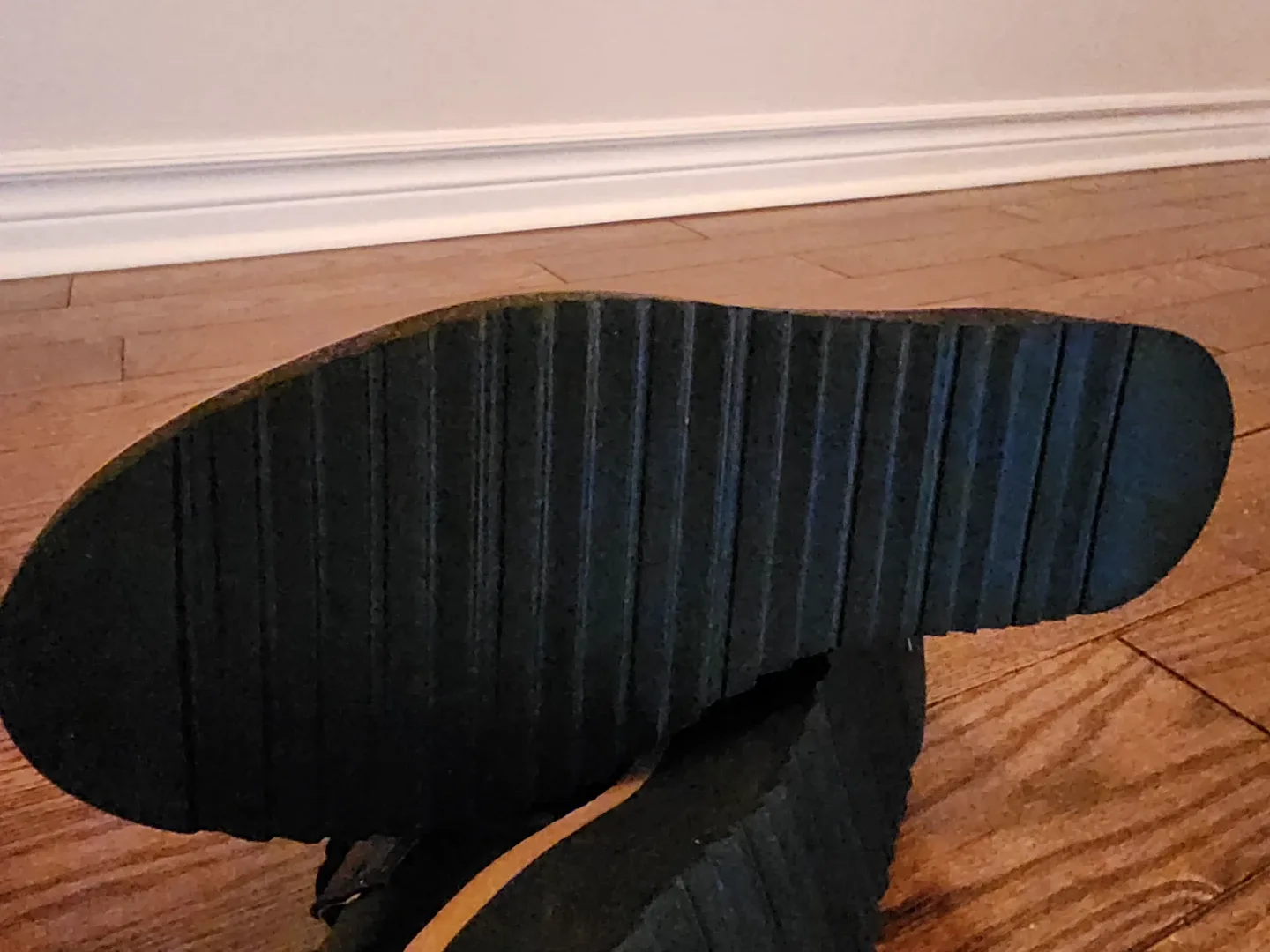 Black Platform Lace-Up Shoes image indicator(4)