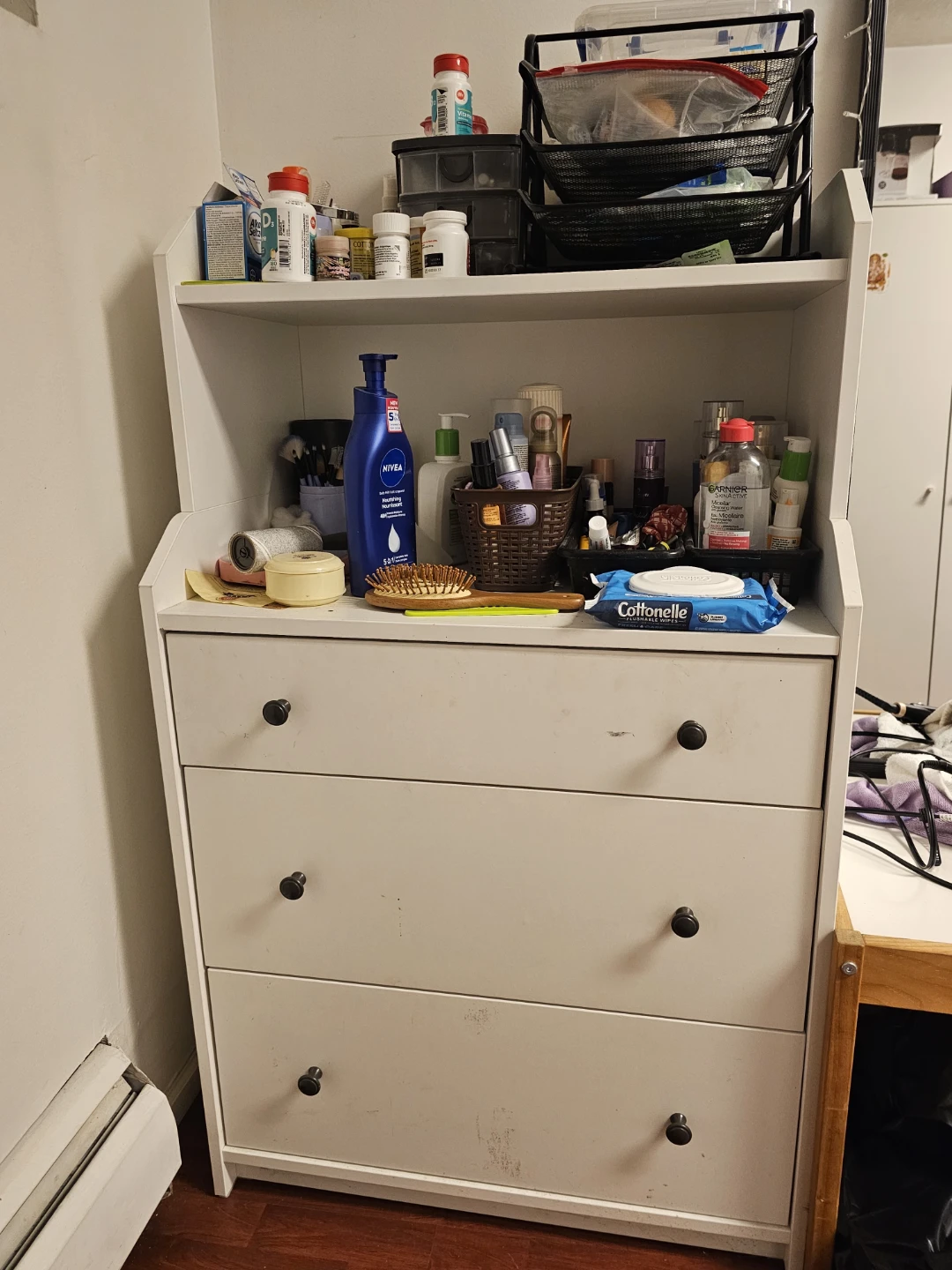 IKEA Hemnes Dresser with Hutch - White - photo 3