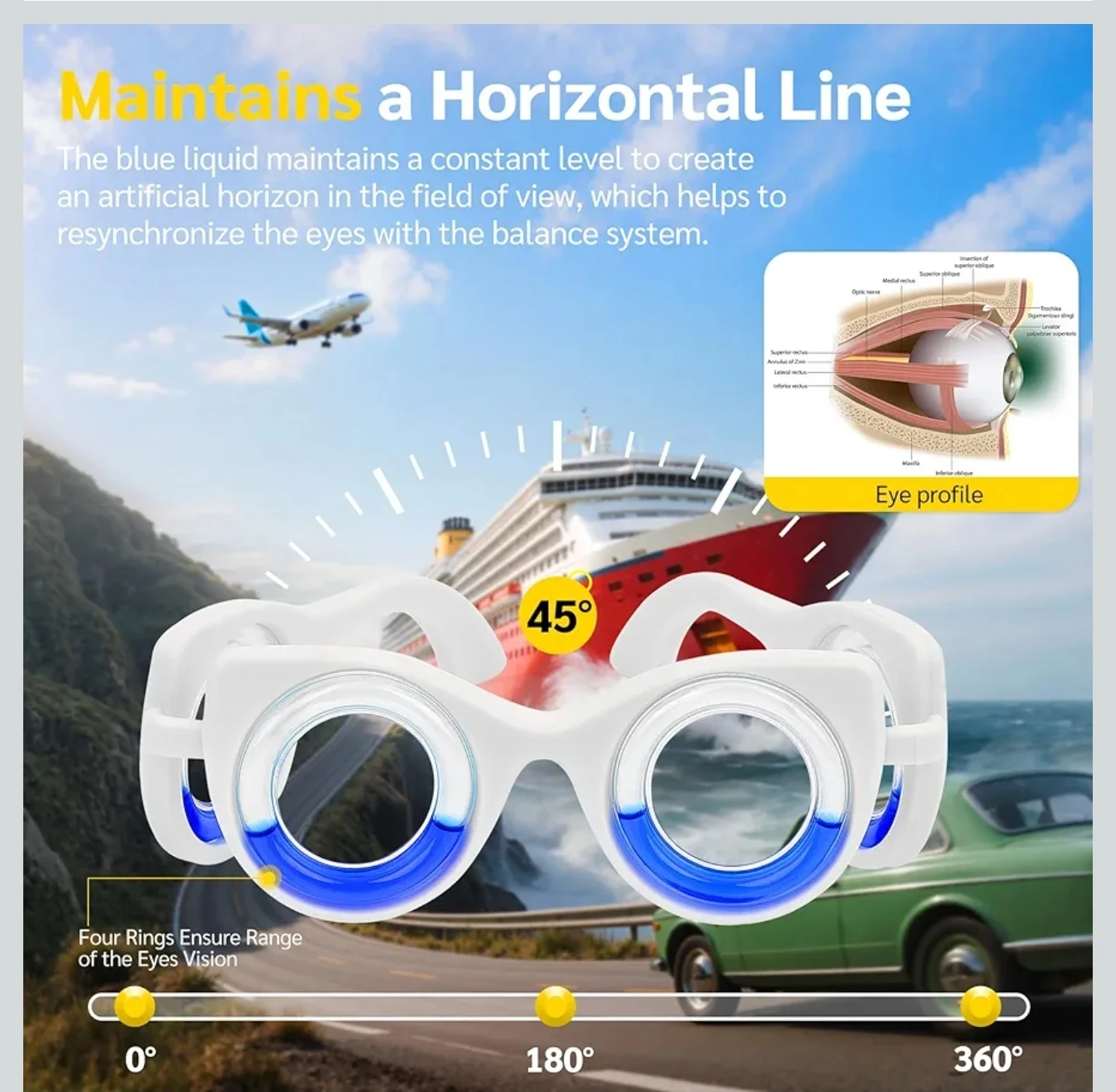 Anti Motion Sickness Glasses - photo 2
