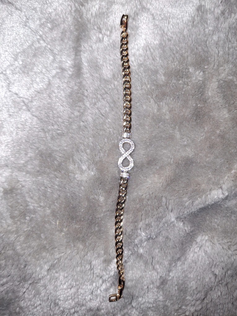 Rose Gold Infinity Bracelet