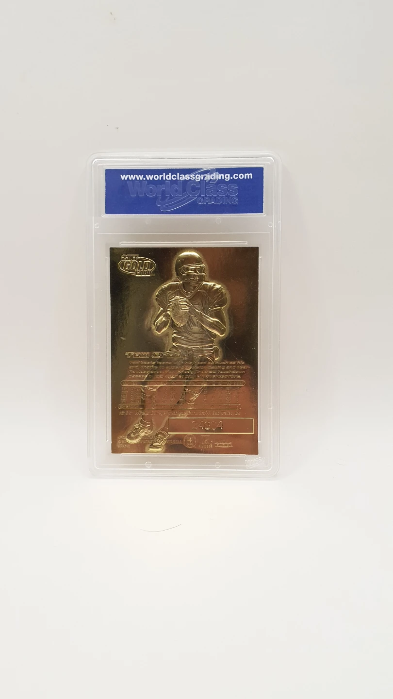 2000 Fleer Ultra 23KT Gold Tom Brady Rookie Card - photo 2
