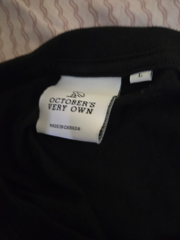 October's Very Own (OVO) Black/Gold SS T-Shirt - Size L - photo 4