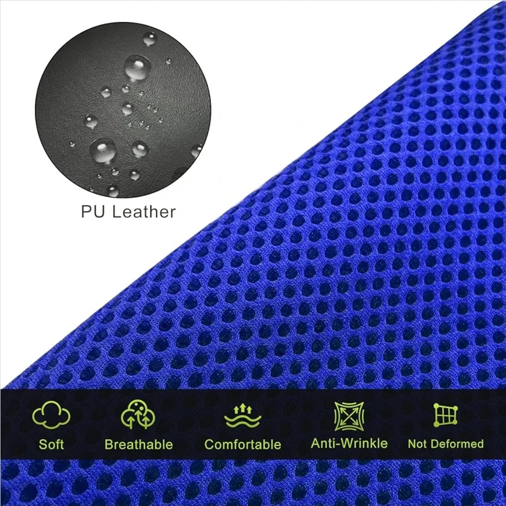 Golf Cart Front Seat Covers – Yamaha G2–G22 | Black & Blue - photo 4