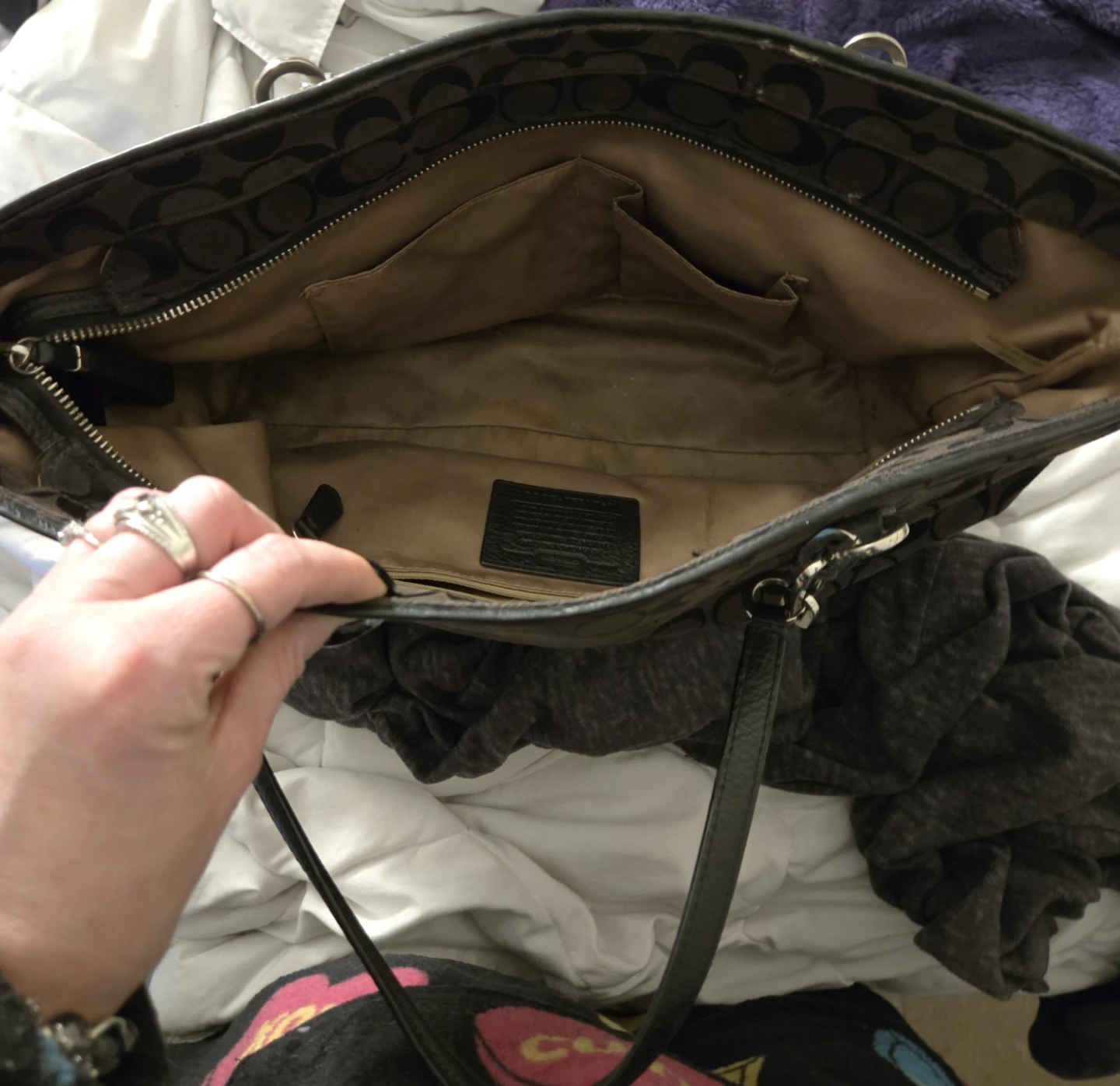 Coach Black Tote Bag - photo 2