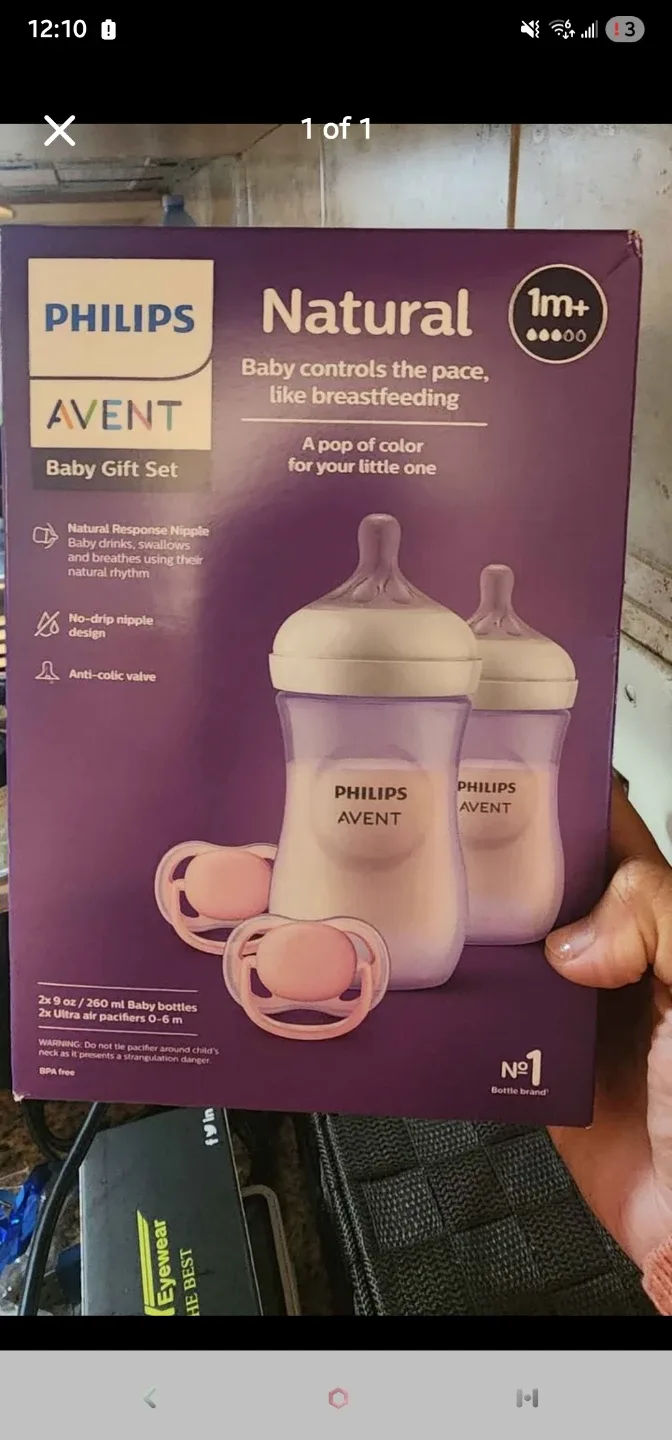 New Philips Avent Natural Baby Gift Set