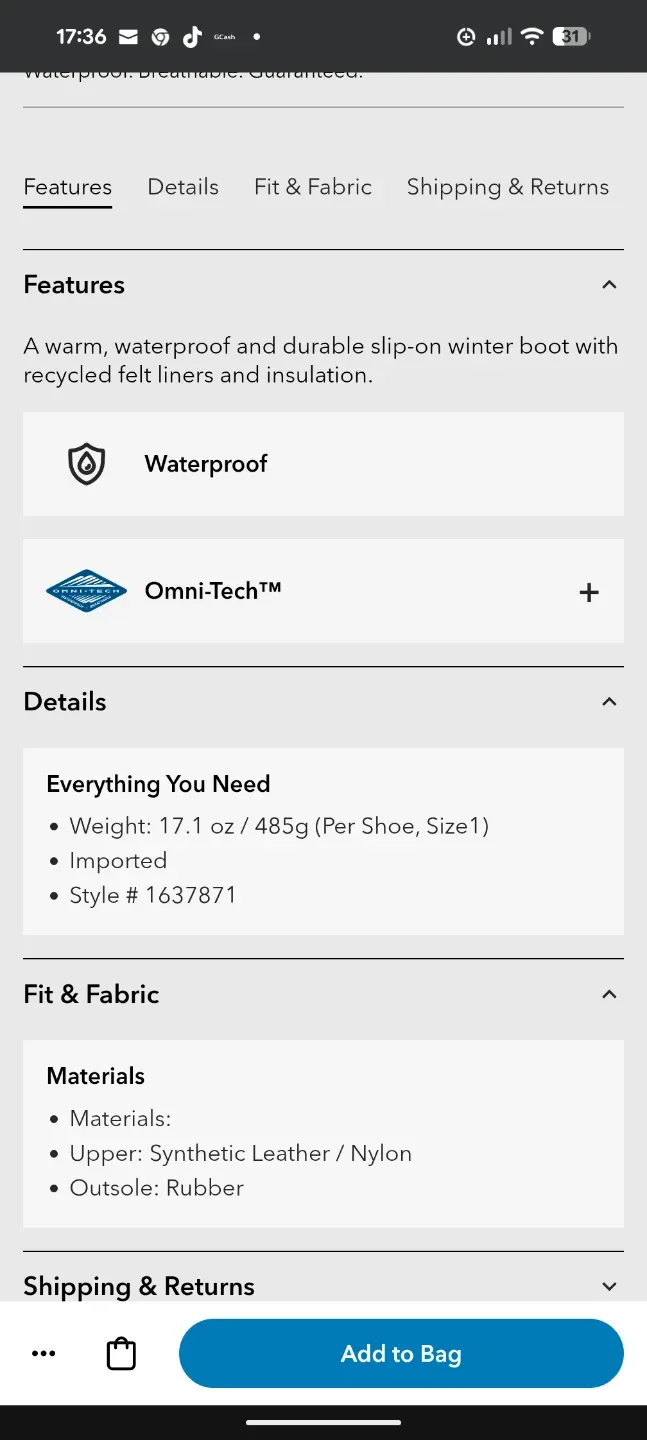 Columbia Youth Powderbug II Boots - Size 2, New in Box! image indicator(10)