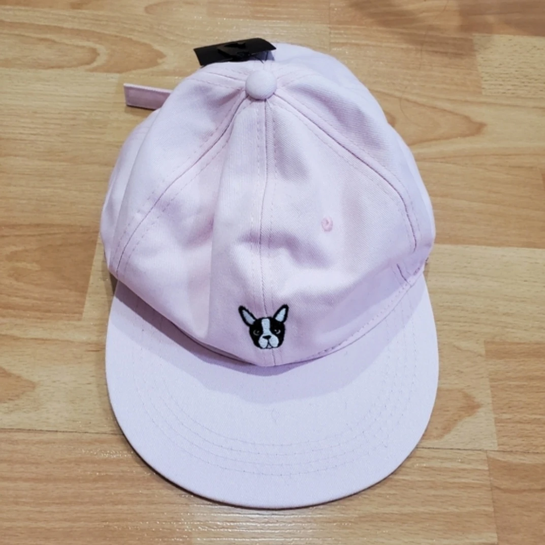 BNWT Forever21 Pink Baseball Cap with Dog