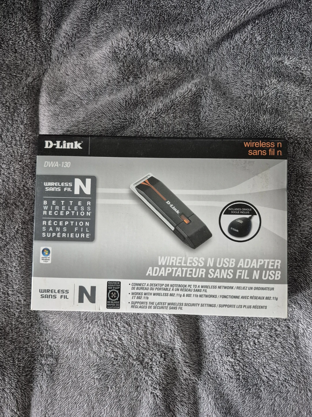 D-Link DWA-130 Wireless N USB Adapter - Like New - photo 3