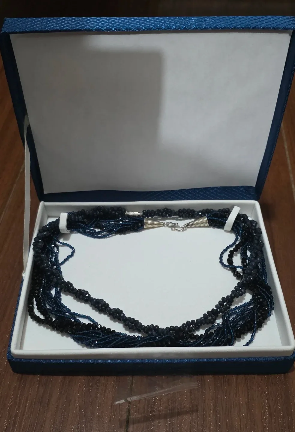 Black Beaded Necklaces - Set of 2