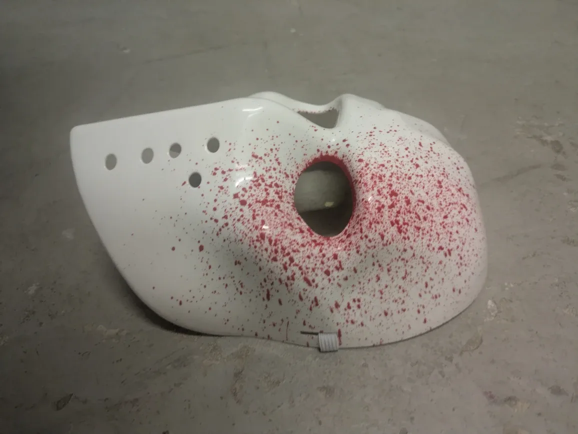 Hockey Mask - White with Red Splatter image indicator(4)