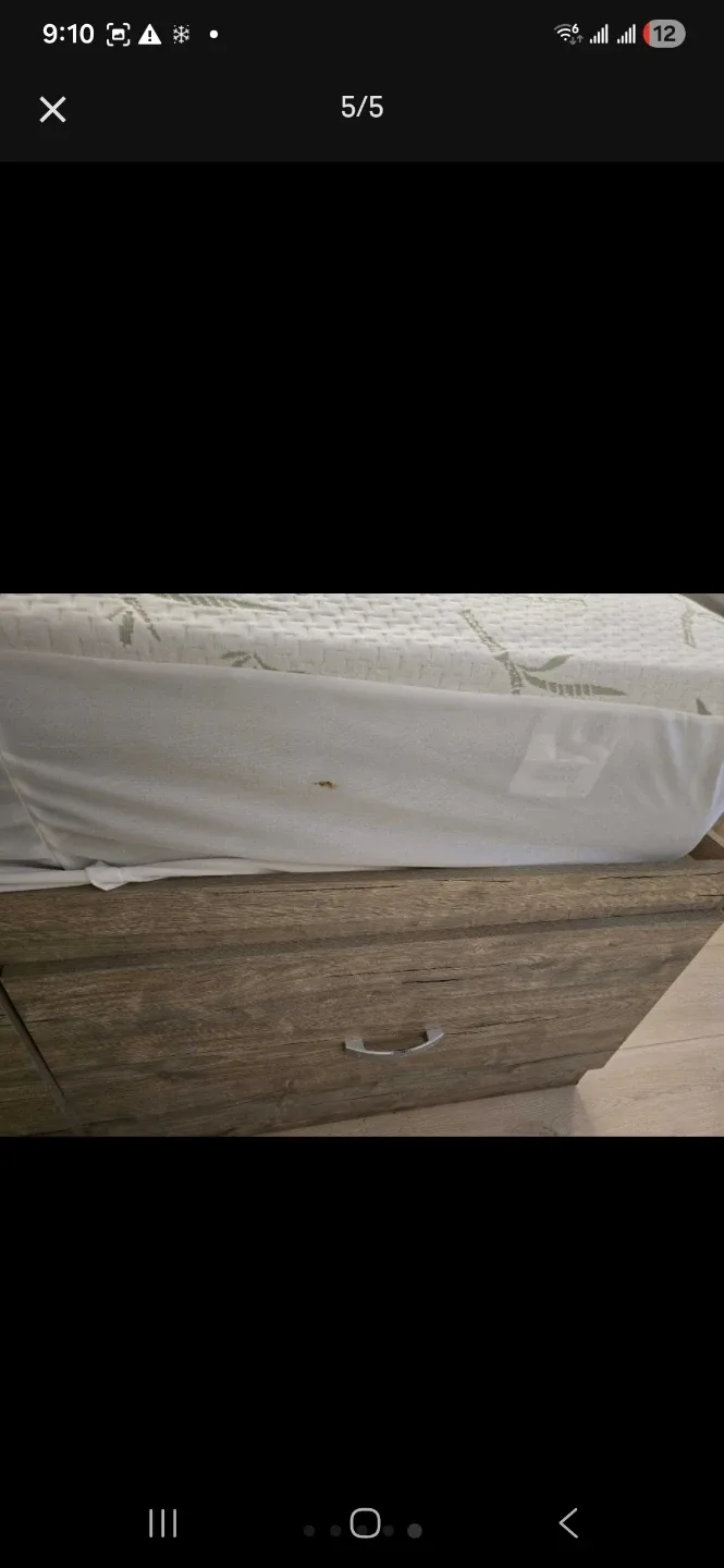 Queen Size Bed Frame with Storage