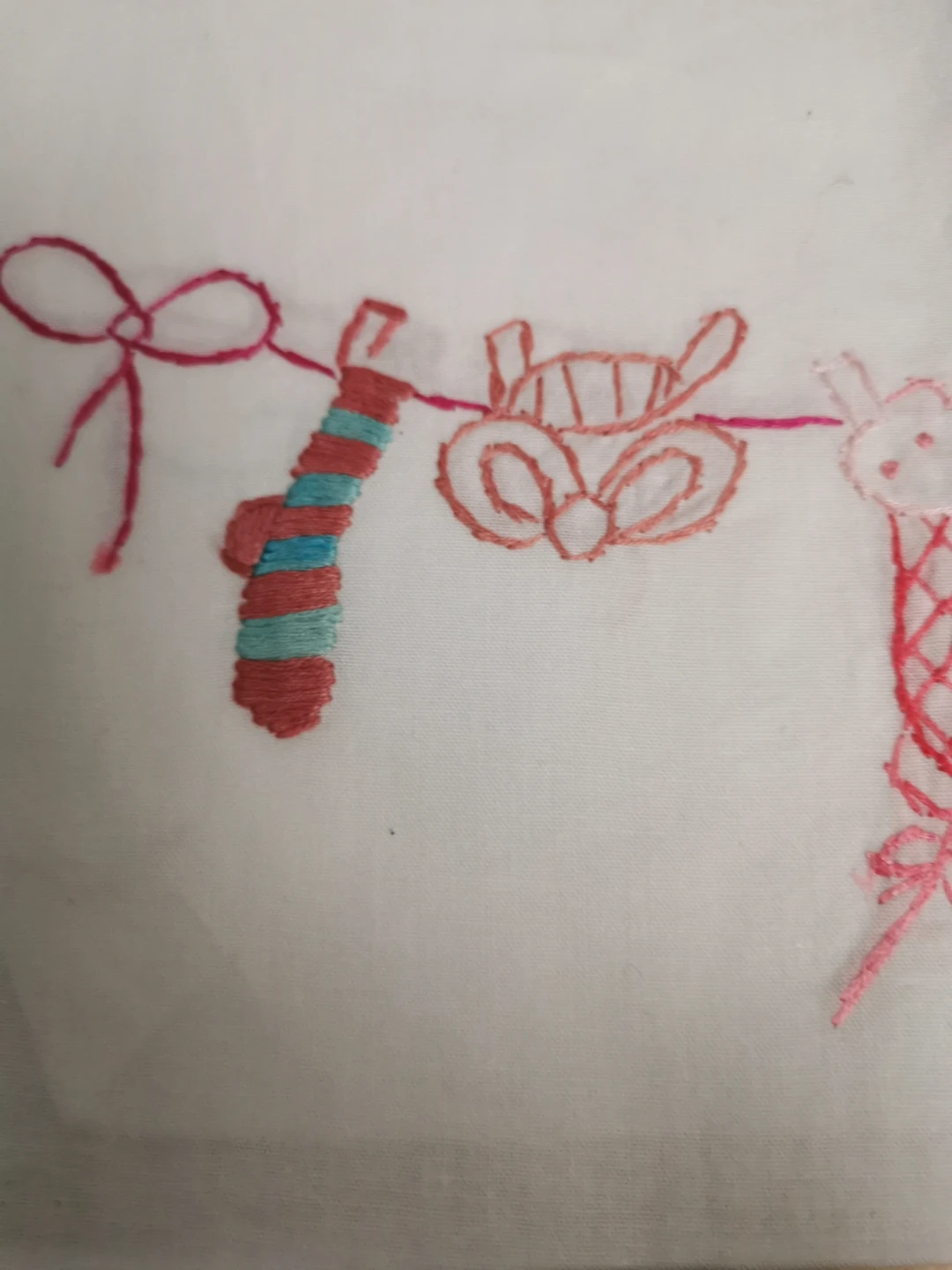 Handmade Embroidered Underwear Pouch - photo 5