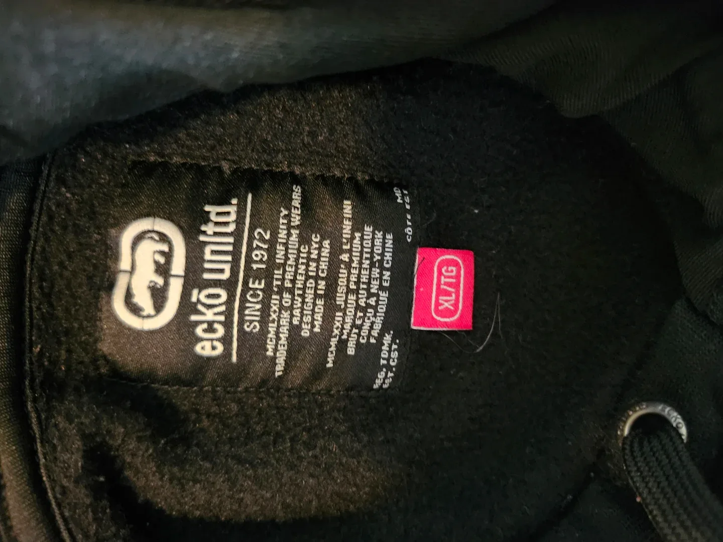 Ecko Unltd. Black Hoodie - Size XL image indicator(2)