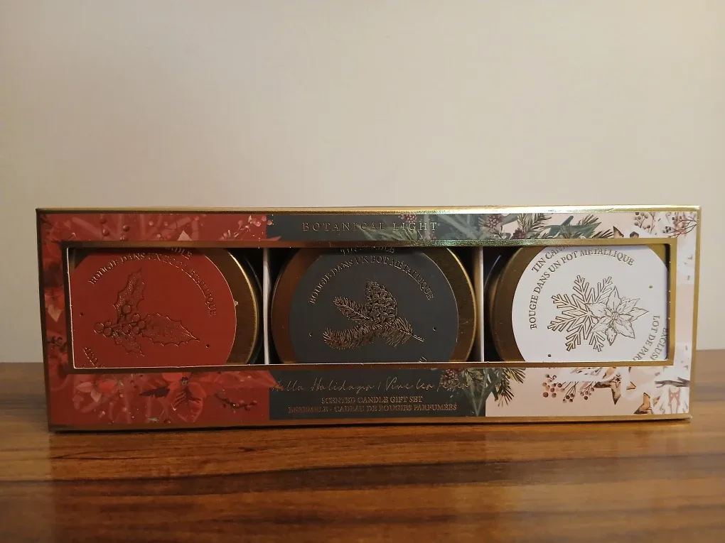 New 3 Pack Scented Candle Set